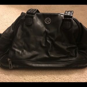Lululemon black purse/gym bag